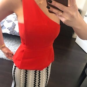 BCBG red top XXS